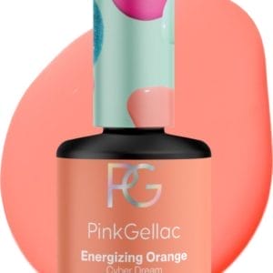 Pink Gellac 364 Energizing Orange Gellak Nagellak 15ml - Glanzend Oranje Gel Lak - Gelnagels Producten - Gel Nails