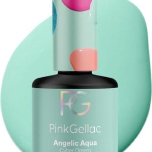Pink Gellac 365 Angelic Aqua Gellak Nagellak 15ml - Glanzend Blauwe Gel Lak - Gelnagels Producten - Gel Nails