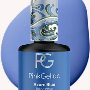 Pink Gellac | Azure Blue - Gellak - Vegan - Blauw - Creamy Finish - 15 ml