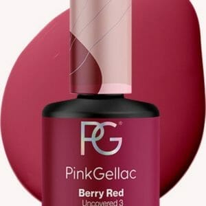 Pink Gellac | Berry Red - Gellak - Vegan - Rood - Creamy Finish - 15 ml