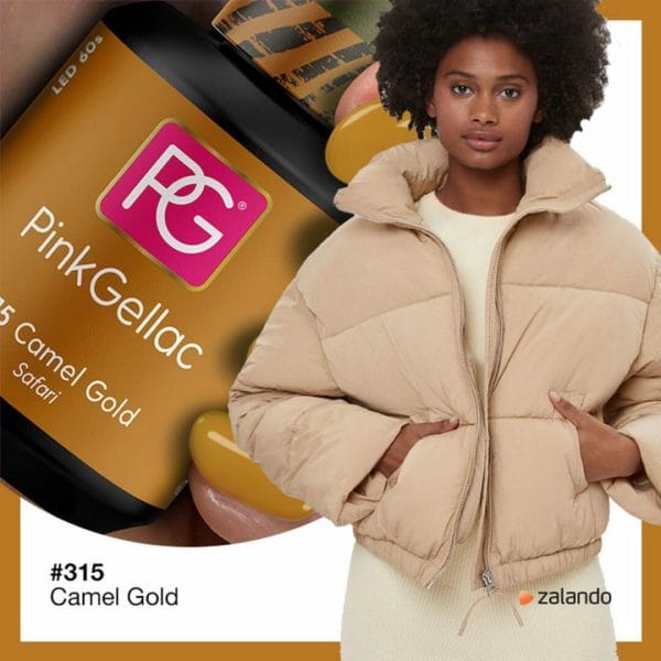 Pink Gellac - Camel Gold - Gellak - Vegan - Goud - Glanzend - 15ml