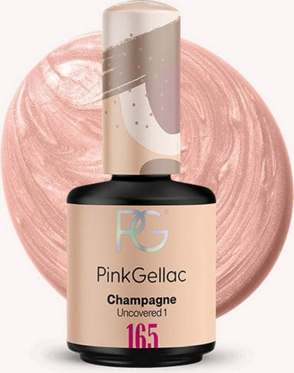 Pink Gellac | Champagne - Gellak - Vegan - Nude - Satijnen Finish - 15 ml
