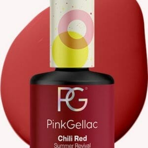 Pink Gellac - Chili Red - Gellak - Vegan - Rood - Glanzend - 15ml