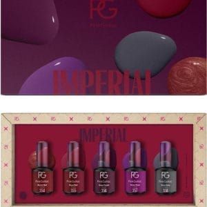 Pink Gellac Collection Box Imperial - Gellak Set Kleuren van 5 x 15ml Donkere Kleuren - Gel Nagellak voor Gelnagels