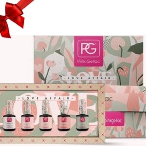 Pink Gellac Collection Box Love Affair - Gellak Set Kleuren van 5 x 15ml Nude Lente Kleuren - Gel Nagellak voor Gelnagels