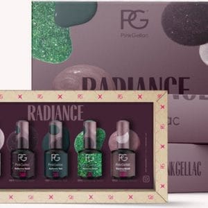 Pink Gellac Collection Box Radiance - Gellak Set Kleuren van 5 x 15ml Feestelijke Kleuren - Gelnagellak voor Gelnagels - Gel Nagellak