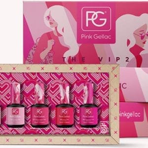 Pink Gellac Collection Box Vip 2 - Gellak Set Kleuren van 5 x 15ml Roze Kleuren - Gel Nagellak voor Gelnagels