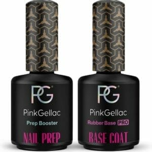 Pink Gellac Combi Deal 2 x 15ml - Prep Booster - Peel Base - Gel Nails - Gellak Set voor Thuis - Gelnagels producten