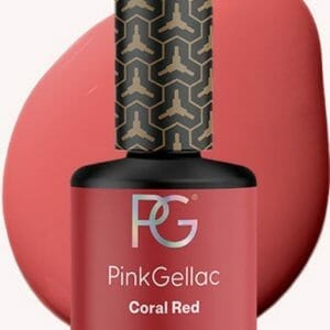 Pink Gellac - Coral Red - Gellak - Vegan - Koraal Rood - Glanzend - 15ml