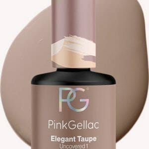 Pink Gellac | Elegant Taupe - Gellak - Vegan - Bruin - Creamy Finish - 15 ml