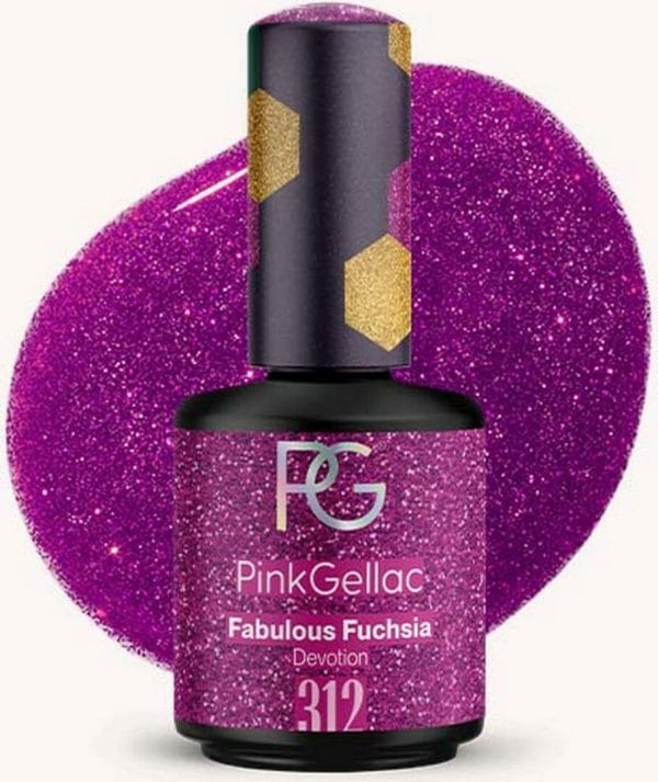 Pink Gellac - Fabulous Fuchsia - Gellak - Vegan - Roze - Glanzend - 15ml