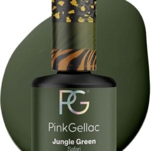 Pink Gellac Gellak Groen 15ml - Groene Gel Nagellak - Gelnagels Producten - Gel Nails - 316 Jungle Green