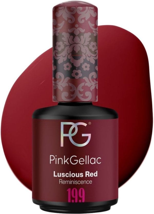 Pink gellac gellak nagellak 15ml - rode gellak - gelnagels producten - gel lak - 199 luscious red gel