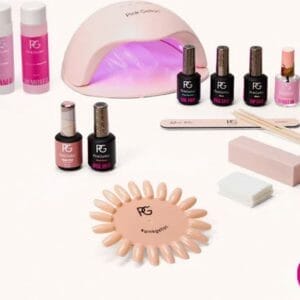 Pink Gellac - Gellak - Peel off startersset premium - Gel nagellak inclusief led lamp - 5 stuks