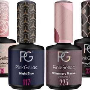 Pink Gellac Gellak Set Kerstcadeau voor Vrouwen - Ideale Kerstcadeaus - Kerstcadeau voor Vriendin - Kerstcadeau voor Moeders - 4 x 15ml kleurtjes