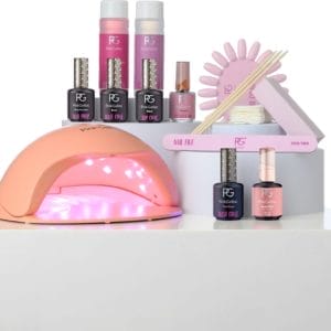 Pink Gellac - Gellak Starterspakket - Premium Peel Off - Gel Nagellak en Gel Lak - Inclusief LED Lamp - Voor de Perfecte Gelnagels