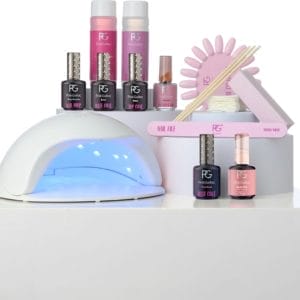 Pink Gellac - Gellak Starterspakket - Premium Peel Off - Gel Nagellak en Gel Lak - Inclusief LED Lamp - Voor de Perfecte Gelnagels