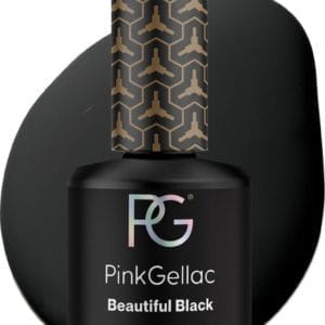 Pink Gellac Gellak Zwart Gel Nagellak 15ml - Zwarte Gellak - Gel Nails - Gelnagels Producten - 120 Beautiful Black