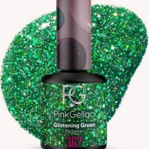 Pink Gellac - Glistening Green - Gellak - Vegan - Groen - Glanzend - 15ml