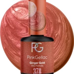 Pink Gellac Gouden Gellak Nagellak - Gelnagellak - Gelnagels Producten - Gel Nails - 378 Ginger Gold