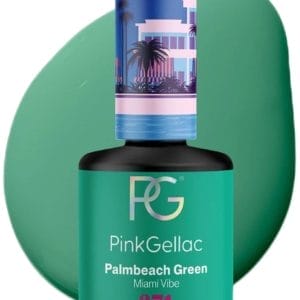 Pink Gellac Groene Gellak Nagellak 15ml - Gelnagellak - Gelnagels Producten - Gel Nails - 271 Palmbeach Green