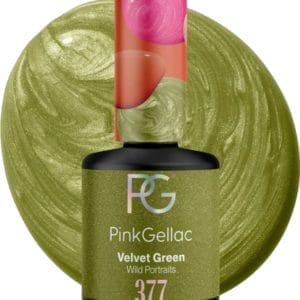 Pink Gellac Groene Gellak Nagellak - Gelnagellak - Gelnagels Producten - Gel Nails - 377 Velvet Green