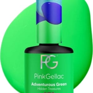 Pink Gellac Groene Gellak Nagellak - Gelnagellak - Gelnagels producten - Gel Nails - 370 Adventurous Green