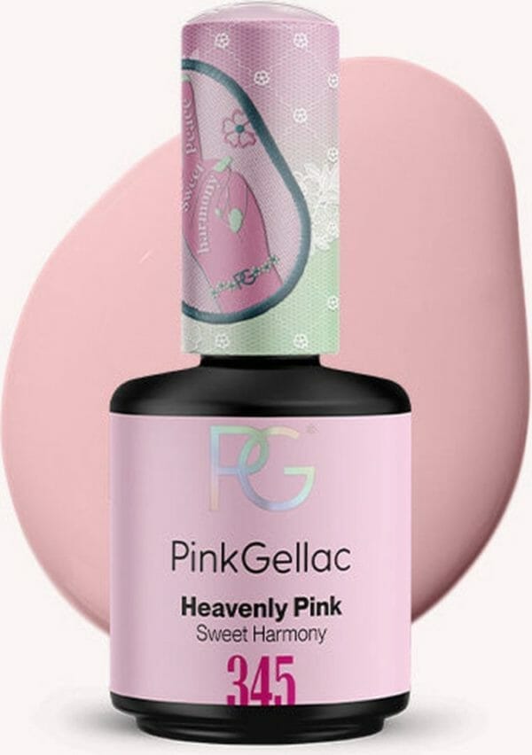Pink gellac - heavenly pink - gellak - vegan - roze - glanzend - 15ml