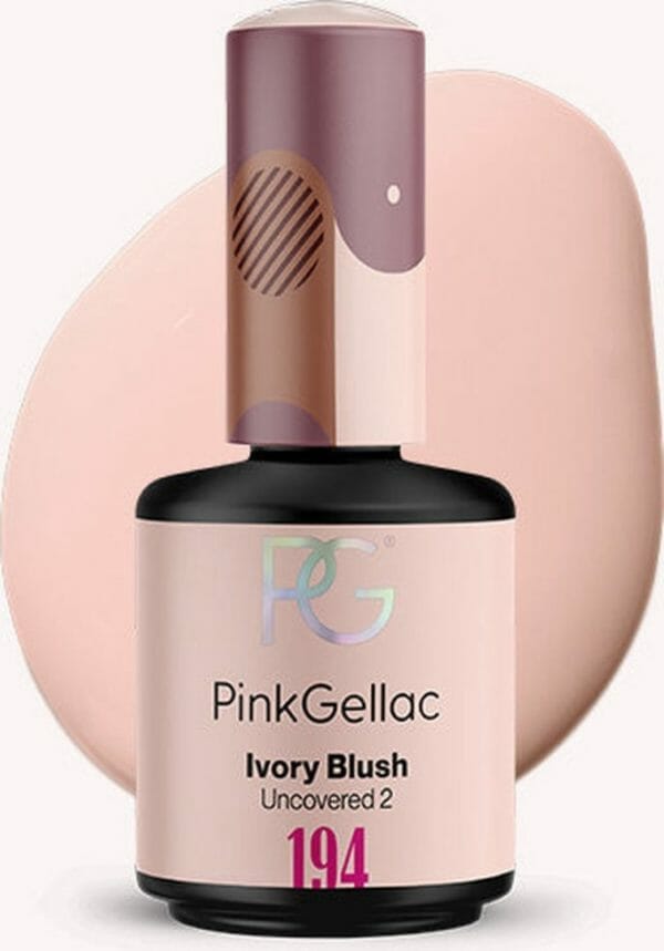 Pink gellac | ivory blush - gellak - vegan - nude - creamy finish - 15 ml