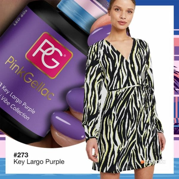 Pink Gellac - Key Largo Purple - Gellak - Vegan - Paars - Glanzend - 15ml