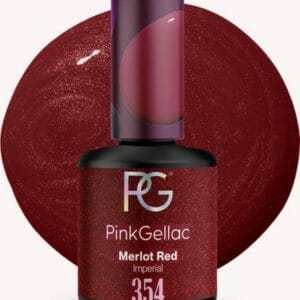 Pink Gellac | Merlot Red - Gellak - Vegan - Rood - Parel Finish - 15 ml