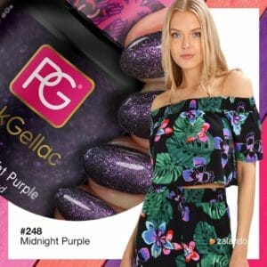 Pink Gellac - Midnight Purple - Gellak - Vegan - Paars - Glanzend - 15ml