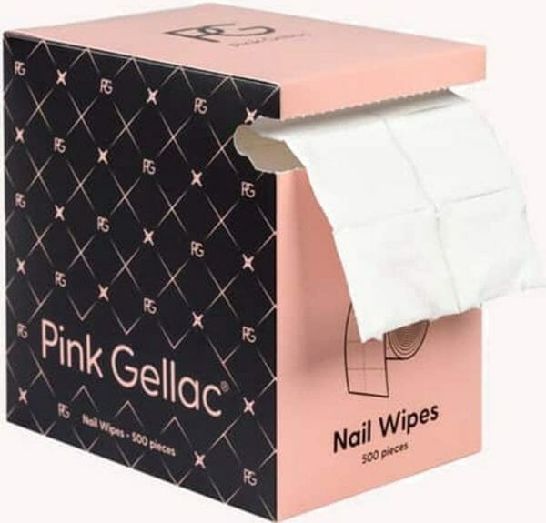 Pink Gellac | Nail Wipes - Gellak reiniger - 500 stuks - Zacht voor nagels