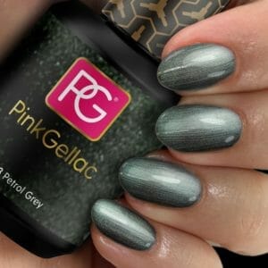 Pink Gellac - Petrol Grey - Gellak - Vegan - Grijs - Glanzend - 15ml