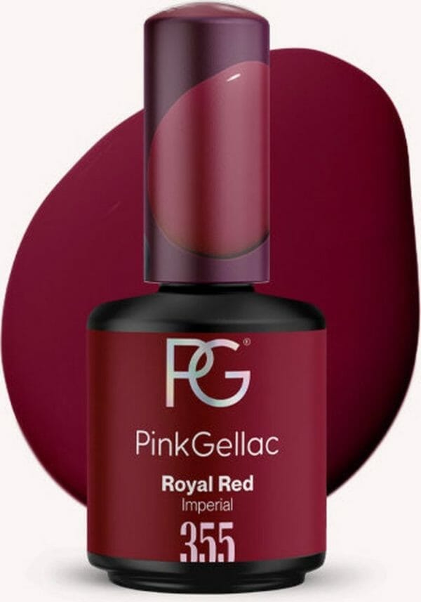 Pink gellac | royal red - gellak - vegan - rood - creamy finish - 15 ml