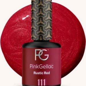 Pink Gellac | Rustic Red - Gellak - Vegan - Rood - Parel Finish - 15 ml