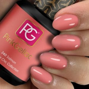 Pink Gellac | Salmon - Gellak - Vegan - Oranje - Creamy Finish - 15 ml