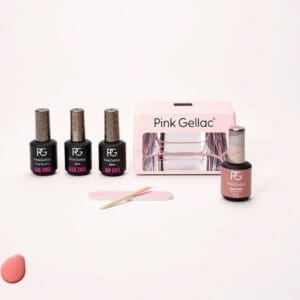 Pink Gellac - Starterspakket Neutral Sense - Met 1 roze kleur en LED lamp - Manicure Set