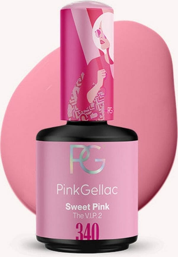 Pink gellac - sweet pink - gellak - vegan - roze - glanzend - 15ml