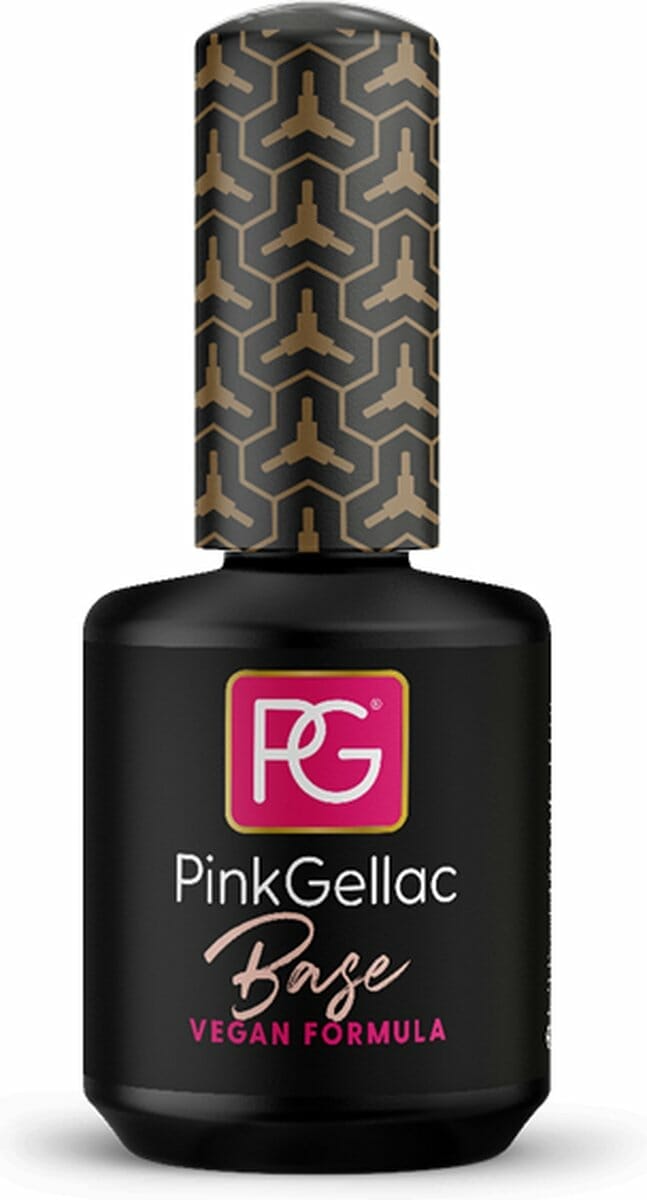 Pink gellac | vegan base - base coat gellak - transparant - 15 ml