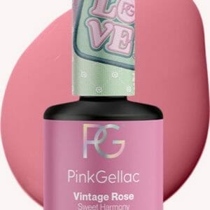 Pink Gellac - Vintage Rose - Gellak - Vegan - Roze - Glanzend - 15ml