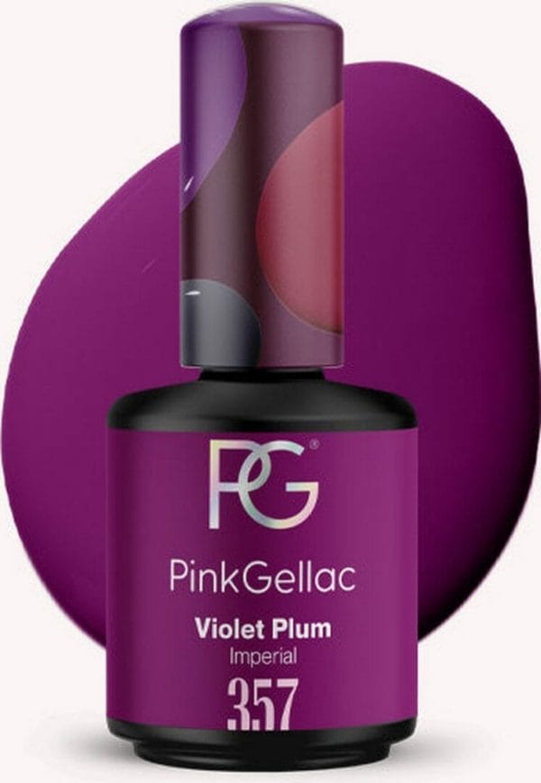 Pink Gellac | Violet Plum - Gellak - Vegan - Paars - Creamy Finish - 15 ml