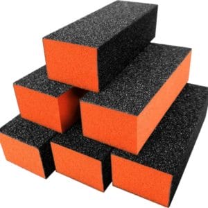 Polijstblok zwart/oranje (10stuks)- Buffer Blok- Nagelvijl- Nagel Bufferblok- Manicure- Nagelvijlen