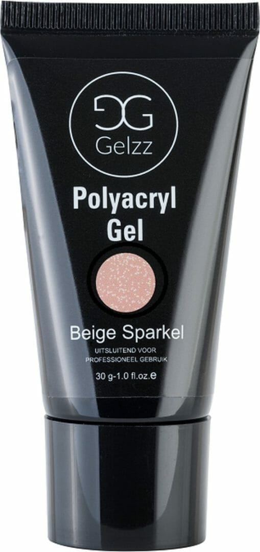 PolyGel Gelzz Beige Sparkel (30 gram)