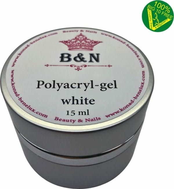 Polyacryl white - 15 ml | B&N - VEGAN - polygel