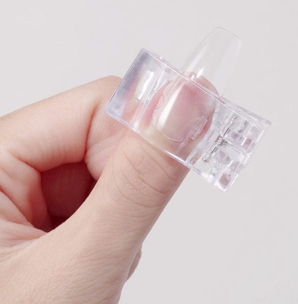 Polygel klem i nagelklem i nagelclip i dual form klem i voor aanbrengen van gelnagels