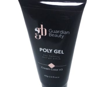 Polygel - Polyacryl Gel -Cream Color #3 - 60gr - Gel nagellak - Fantastische glans en kleurdiepte - UV en LED-uithardbaar - Kunstnagels en natuurlijke nagels