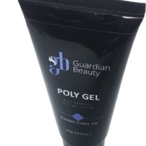 Polygel - Polyacryl Gel -Cream Color #9 - 60gr - Gel nagellak - Fantastische glans en kleurdiepte - UV en LED-uithardbaar - Kunstnagels en natuurlijke nagels