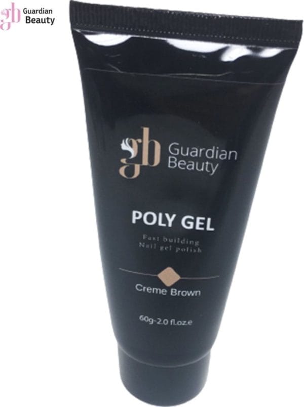 Polygel - polyacryl gel (creme brown) - 60gr - gel nagellak - fantastische glans en kleurdiepte - uv en led-uithardbaar - kunstnagels en natuurlijke nagels