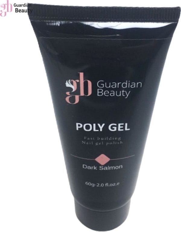 Polygel - polyacryl gel - dark salmon - 60gr - gel nagellak - fantastische glans en kleurdiepte - uv en led-uithardbaar - kunstnagels en natuurlijke nagels
